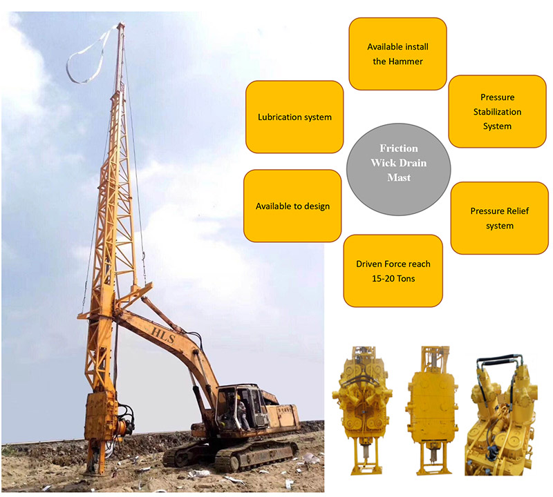 Friction Type Wick Drain Mast Buy Friction Type Wick Drain Mast